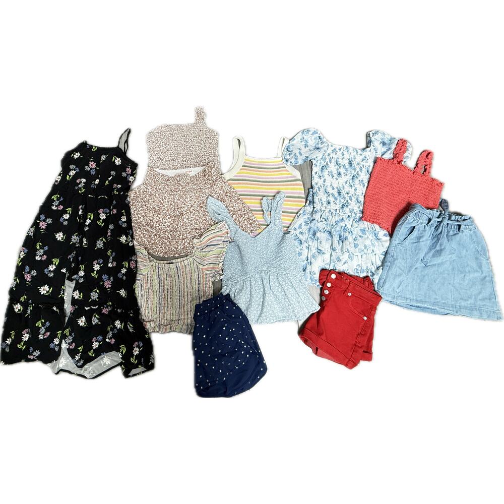 Girls Summer Bundle Target Brands Art Class Cat & Jack All in Motion Large 10-12